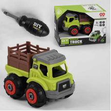 Спецтехніка 998-10 В (96) конструктор, 28 деталей, інерція, викрутка, в коробці