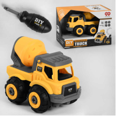 Спецтехніка 998-5 В (96) “Будівельний транспорт“, конструктор, 29 деталей, викрутка, в коробці