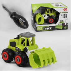 Спецтехніка 998-7 B (96) конструктор, 31 деталь, інерція, викрутка, в коробці