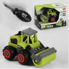 Спецтехніка 998-9 В (96) конструктор, 30 деталей, інерція, викрутка, в коробці