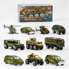 Спецтехніка JP 7109 C (576/2) в коробці, металопластик, військова техніка, масштаб 1:64, ВИДАЄТЬСЯ ТІЛЬКИ МІКС ВИДІВ