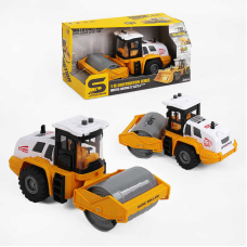 Спецтехніка JS 129 B-1 (36/2) “Екскаватор”, звук, підсвічування, інерція, гумові колеса, масштаб 1:16, в коробці