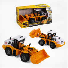 Спецтехніка JS 129-1 (36/2) “Екскаватор”, звук, підсвічування, інерція, гумові колеса, масштаб 1:16, в коробці