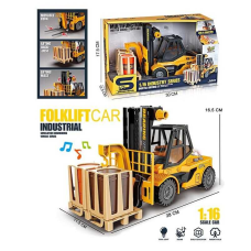 Спецтехніка JS 130 (36/2) “Навантажувач“, вантаж, інерція, звук, підсвітка, масштаб 1:16, рухомі елементи, в коробці