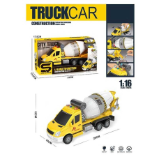 Спецтехніка JS 132 / 132 A (36/2) “Бетонозмішувач“, 2 види, світло, звук, інерційний механізм, рухливі елементи, додаткові аксесуари, в коробці