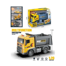 Спецтехніка JS 171 (48/2) “Самоскид“, масштаб1:20, інерція, підсвічування, звуки, гумові колеса, рухомі елементи, в коробці