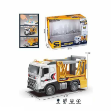 Спецтехніка JS 177 (48/2) “Автовоз“,  масштаб 1:20, інерція, підсвічування, звуки, гумові колеса, рухомі елементи, в коробці