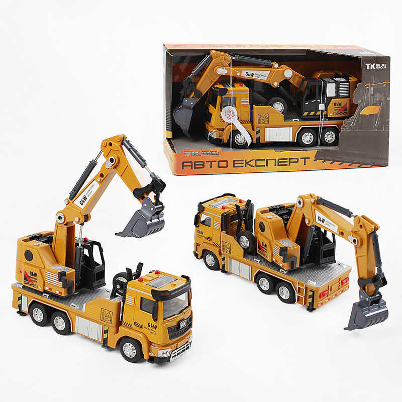 Спецтехніка TK-40071 (36) “Авто Експерт“, металопластик, 1:40, звук, світло, інерція, рухомі елементи, в коробці