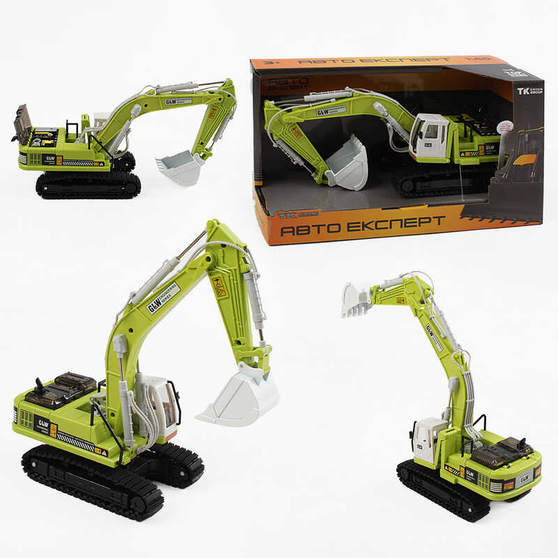 Спецтехніка TK-79930 (36) “Авто Експерт“, металопластик, 1:40, звук, світло, обертання платформи на 360°, гусеничний хід, рухомі елементи, в коробці