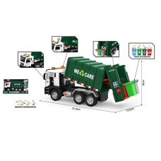 Спецтехніка WY 1115 A (18) сміттєвоз, масштаб - 1:10, підсвічування, звукові ефекти, рухомі деталі, інерція, гумові шини, в коробці
