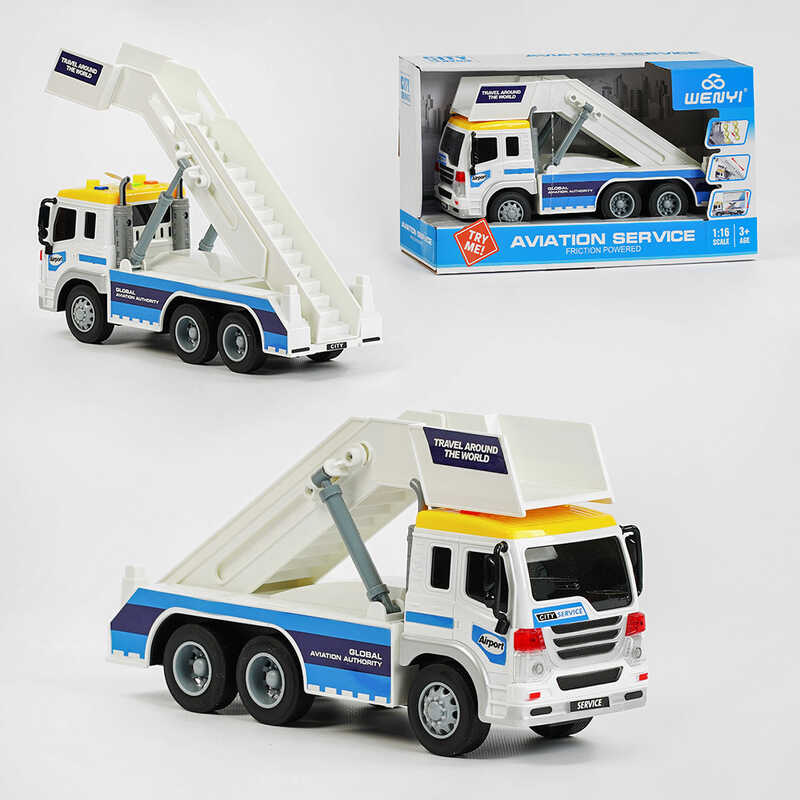 Спецтехніка WY 290 A (24) “Трап“, звук, світло, 3 кнопки, рухомі елементи, інерція, у коробці