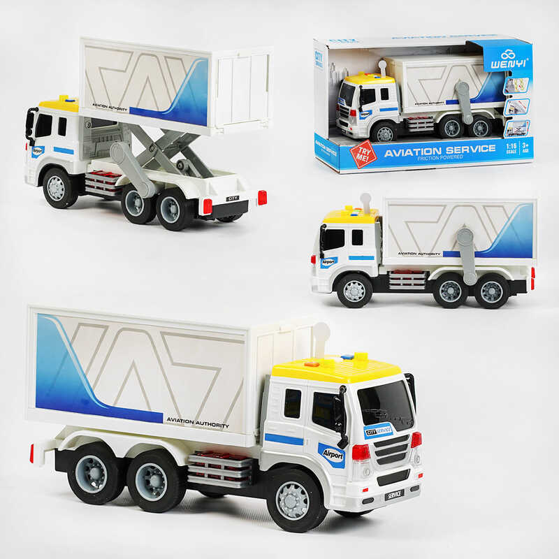 Спецтехніка WY 290 B (24) “Автоліфт“, звук, світло, 3 кнопки, рухомі елементи, інерція, у коробці