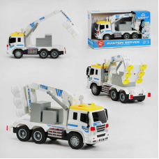 Спецтехніка WY 290 C (24) “Автопрожектор“, звук, світло, 3 кнопки, рухомі елементи, інерція, у коробці