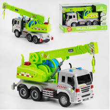 Спецтехніка WY 311 E (24) “Евакуатор“, світло, звук, 4 активні кнопки, рухоме нависне обладнання, у коробці