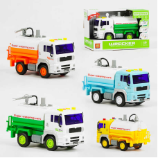 Спецтехніка WY 532 ABCD (36) 4 види, світло, звук, випускання води, інерція, на батарейках, в коробці, ВИДАЄТЬСЯ ТІЛЬКИ МІКС ВИДІВ