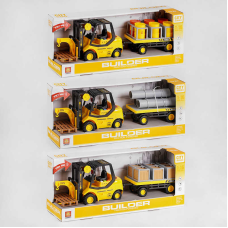 Спецтехніка WY 690 A-1/2/3 (18) 3 види, світло, звук, в коробці, ВИДАЄТЬСЯ ТІЛЬКИ МІКС ВИДІВ