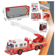 Спецтехніка XF 733 A (24) “Пожежна служба“, підсвічування, звуки, інерція, рухомі елементи, у коробці