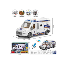 Спецтехніка YW 8088 A (24/2) “Поліція“, звуки, підсвічування, інерція, конструктор, викрутка, в коробці