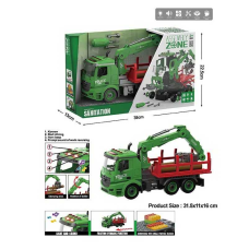 Спецтехніка YW 9072 B (24/2) “Лісовоз“, звуки, підсвічування, конструктор, інерція, викрутка, рухомі деталі, в коробці