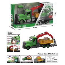 Спецтехніка YW 9073 A (24/2) “Навантажувач“, звуки, підсвічування, конструктор, інерція, викрутка, рухомі деталі, в коробці