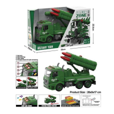 Спецтехніка YW 9091 D (24/2) військова машина, підсвічування, звукові ефекти, механічне обертання платформи по колу, інерція, тріскачка, муляжі снарядів, у коробці