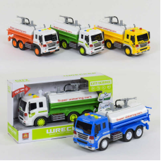 Спецтехніка з водяною помпою WY 331 A / WY 331 В / WY 331 С (24) 4 кольори, світло, звук, інерція, в коробці, ВИДАЄТЬСЯ ТІЛЬКИ МІКС ВИДІВ