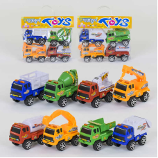 Спецтехніка 9922 А (72/2) 2 види, інерція, 4шт в пакеті