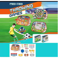 Спортивні ігри 2888-20 (12) футбол, м’яч, мішень, дартс, дротики, насос, в коробці