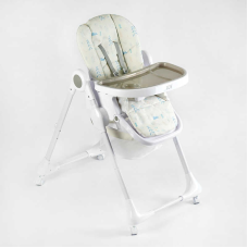 Стільчик для годування Joy K-11058 (1) мягкий чохол ПВХ, 4 колеса, з’ємний столик, кошик, в коробці