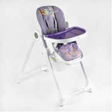 Стільчик для годування Joy K-60290 (1) мягкий чохол ПВХ, 4 колеса, з’ємний столик, кошик, в коробці