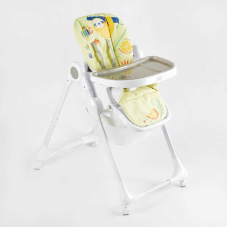 Стільчик для годування Joy K-94011 (1) мягкий чохол ПВХ, 4 колеса, з’ємний столик, кошик, в коробці