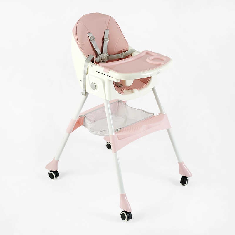 Стільчик для годування Toti FR- 30608 (1) сталева конструкція, матеріал тканини PU, знімний столик, опускна спинка, 4 колеса, в коробці Стільчик для годування Toti FR- 30608 (1) сталева конструкція, матеріал тканини PU, знімний столик, опускна спинка, 4 колеса, в коробці