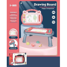 Столик для малювання 223 А (24) магнітна дошка, 4 штампи, в коробці