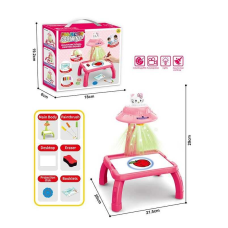 Столик з проєктором ZF 1004 K (60) на батарейках, герой, підсвітка, диски, фломастери, в коробці