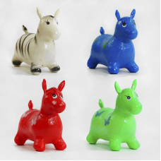 Стрибун гумовий C 44729 (30) 4 види, “Конячка“, в пакеті, ВИДАЄТЬСЯ ТІЛЬКИ МІКС ВИДІВ