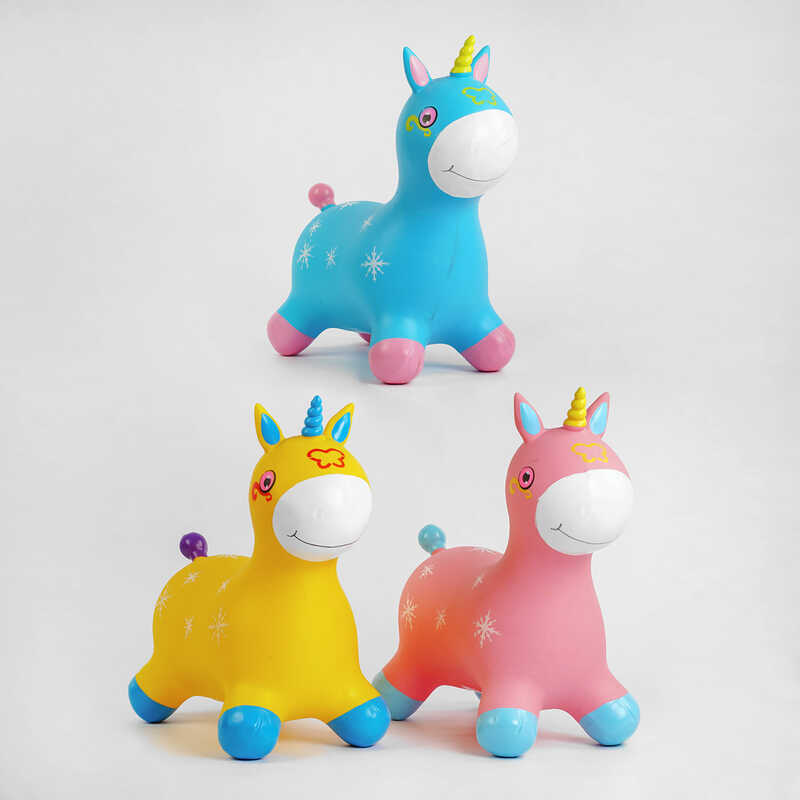 Стрибун гумовий C 54927 (20) 3 кольори, висота 52 см, вага 1300 грамів, у пакеті, ВИДАЄТЬСЯ ТІЛЬКИ МІКС ВИДІВ