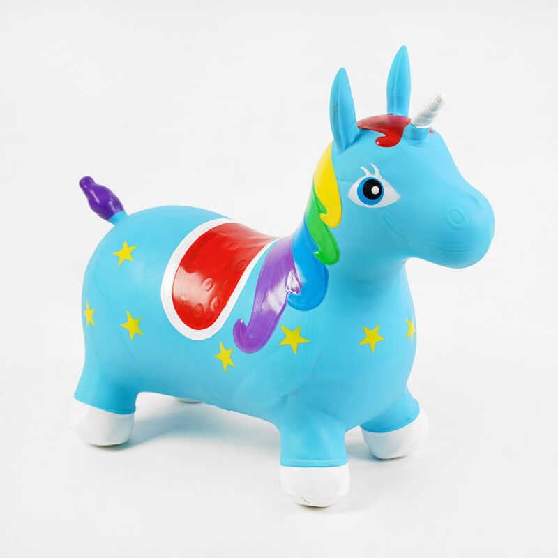 Стрибун гумовий M 02521 (30) “Єдиноріг“, вага 1300 грамів, у пакеті