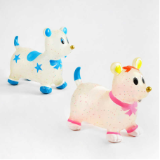 Стрибун гумовий M 48562 (30) 2 види, “Собачка“, вага 1300 грамів, у пакеті