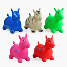 Стрибун гумовий С 65474 (30) 5 кольорів, “Коник”, 1300 грамів, музичний чип, іржання, цокот копит, підсвічування, ВИДАЄТЬСЯ ТІЛЬКИ МІКС ВИДІВ, в пакеті