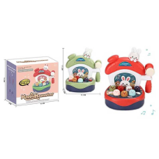 Стукалка 162-15 (72) 2 кольори, на батарейках, звук, підсвічування, озвучування англ. мовою, у коробці