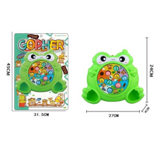 Стукалка 367-25 A (60/2) “Жабка“, молоточок, 8 фігурок, на листі