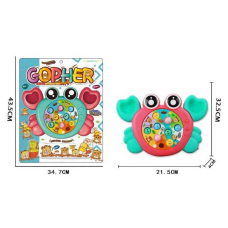 Стукалка 367-30 А (60/2) “Краб“, молоточок, 8 фігурок, на листі