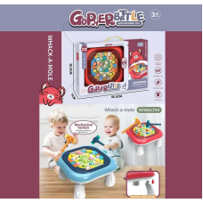 Стукалка 8616 (24) 2 кольори, механічна, 2 молоточки, в коробці