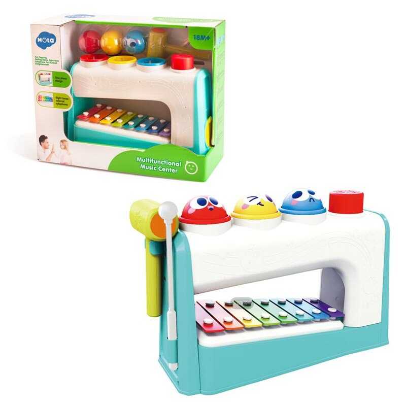 Стукалка HE 792700 (6) “Hola“, ксилофон, в коробці Стукалка HE 792700 (6) “Hola“, ксилофон, в коробці