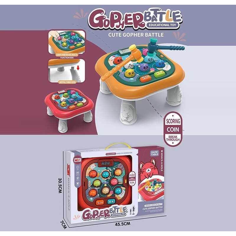 Стукалка інтерактивна 8656 (24) 2 види, звуки, озвучування англійською, підсвічування, в коробці Стукалка інтерактивна 8656 (24) 2 види, звуки, озвучування англійською, підсвічування, в коробці