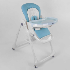 Стільчик для годування Toti W-48406 (1) м“який PU, м“який вкладиш, 4 колеса, знімний столик, в коробці