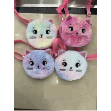 Сумочка C 59211 (480) плюшева, 1 відділ, регульований ремінець, ВИДАЄТЬСЯ МІКС ВИДІВ