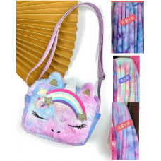 Сумочка C 69258 (100) “Єдиноріг”, 1 відділення на блискавці, регульований ремінець, в пакеті
