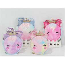 Сумочка С 59993 (200) 4 види, “Кошеня”, блискітки, вишивка, ВИДАЄТЬСЯ ТІЛЬКИ МІКС ВИДІВ