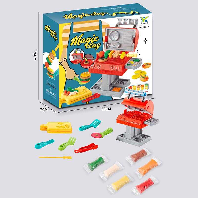 Тісто для ліплення 2938 C (48) 6 кольорів тіста, формочки, аксесуари, в коробці